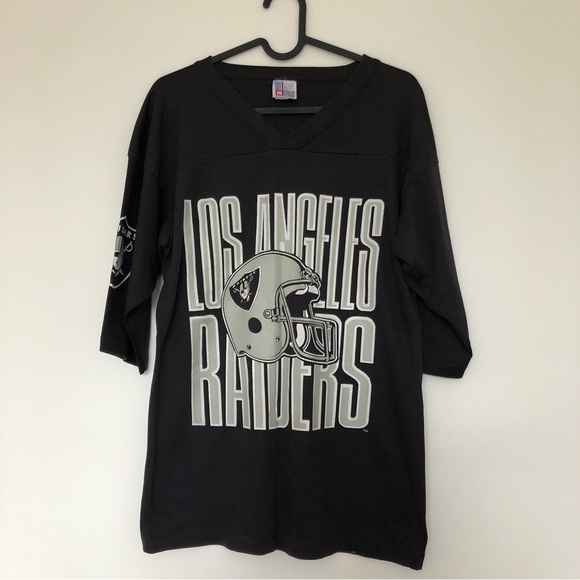 VINTAGE Single Stitch Los Angeles Raiders Shirt - Picture 9 of 12